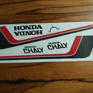 Bộ tem honda Chaly màu đỏ