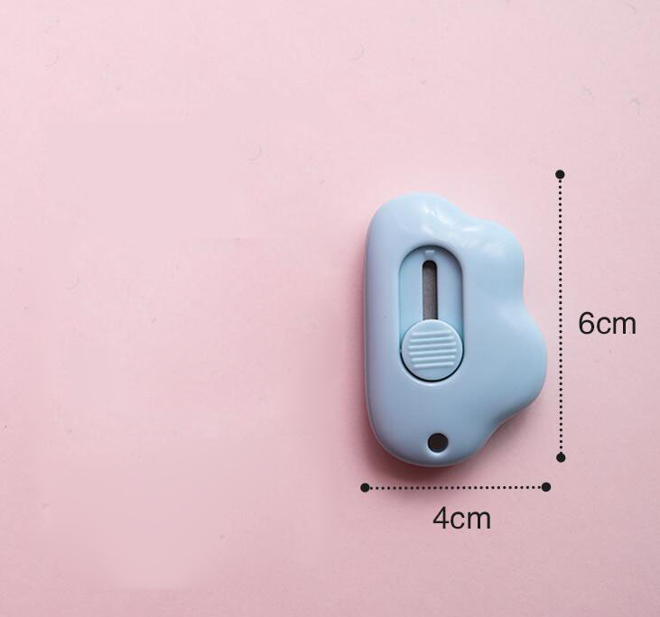 1 dao rọc giấy cỡ nhỏ bỏ túi hình dáng đám mây