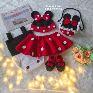 SET LEN MÓC MICKEY CHO BÉ GÁI