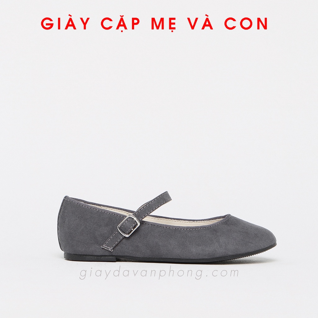 Giày búp bê quai ngang mary jane nhẹ êm xuất châu Âu VNXK - mẹ và bé gái