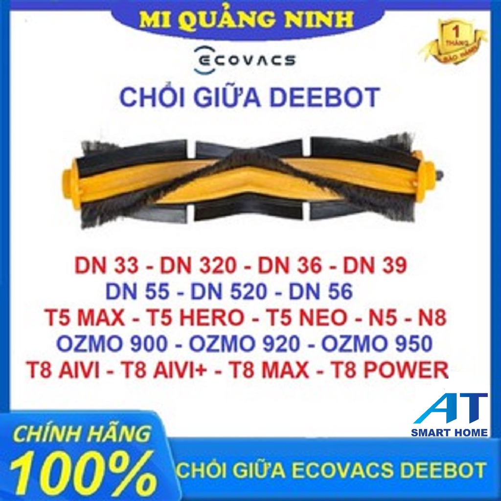 Phụ kiện chổi giữa, chổi chính Robot hút bụi lau nhà Ecovacs Deebot DN33 DN55 T5 T8 T9 N8 Ozmo 900 920 950