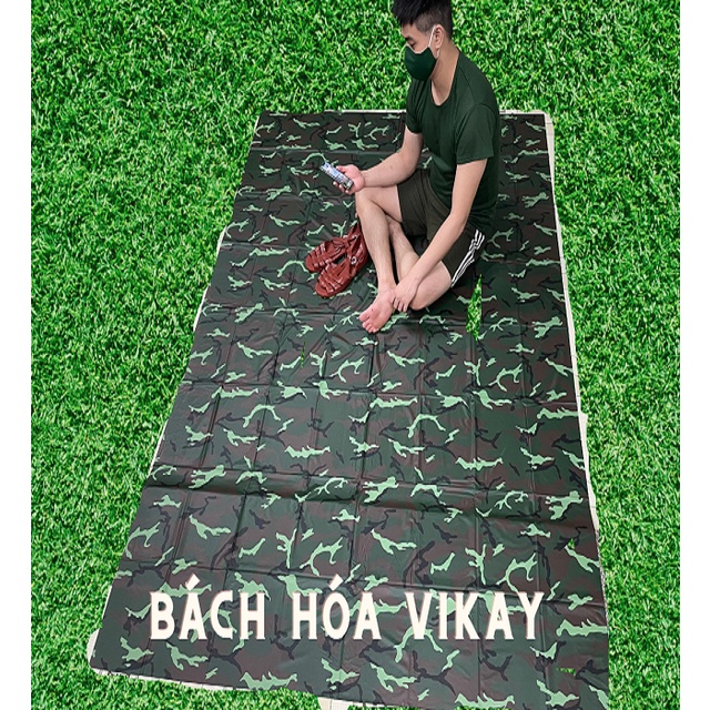 ( Freeship) Tấm mưa nilon , tấm bạt trải đi phượt dã ngoại in loang kích thước 2m2*1m6 | BigBuy360 - bigbuy360.vn