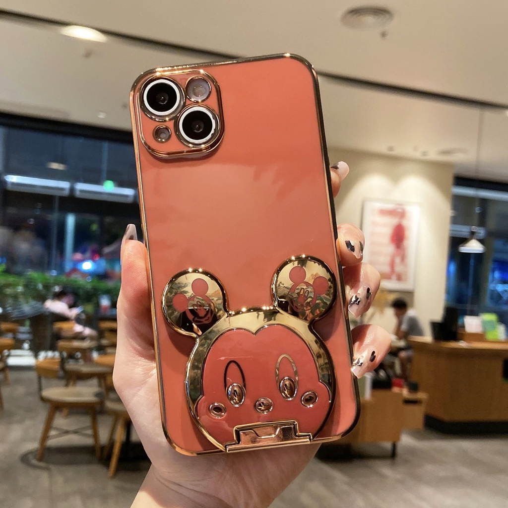 DISNEY Hoạt Hình Ốp Điện Thoại In Hình mickey Cho iphone 13 Pro Max i13 13pro 11ProMax i11 iX XS Max XR 7plus 8plus 12Pro 12 Pro Max