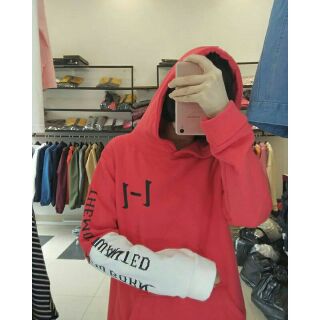 Hoodie in tay - ẢNH THẬT