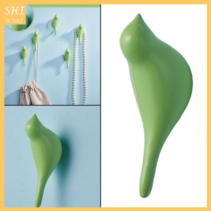 [In Stock]Home Decorative Resin 3D Bird Coat Hooks Bag Hanger Wall Mount