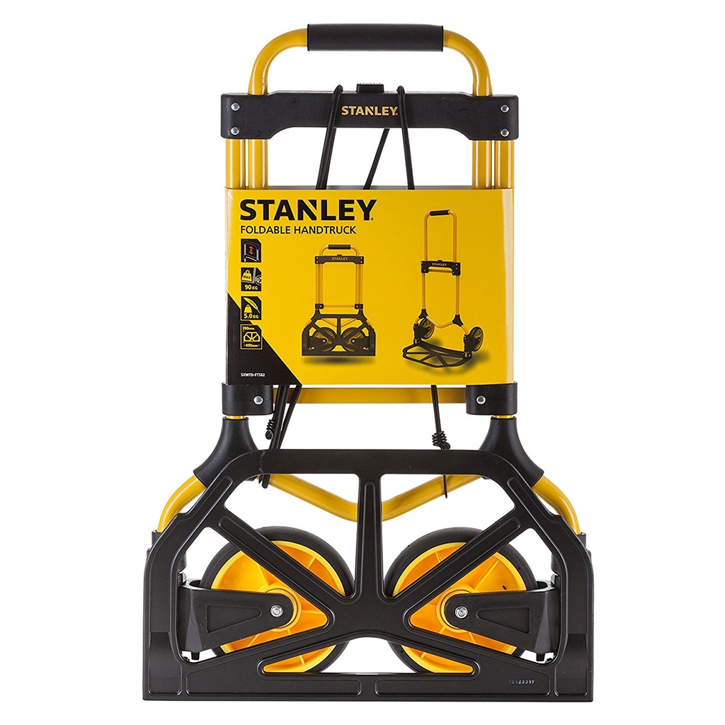 Xe đẩy hàng 2 bánh cao cấp Stanley SXWTD-FT582 gấp gọn kích thước  49x6.5x73cm tải trọng 90kg - chính hãng