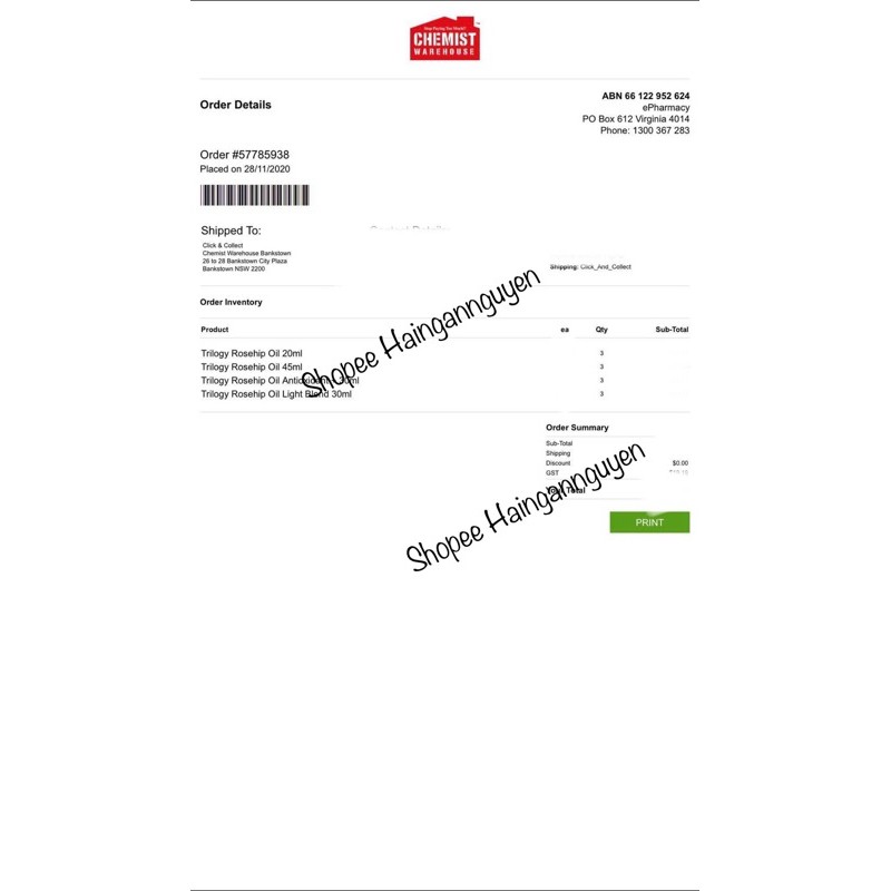 Dầu tầm xuân dưỡng da Trilogy đủ loại 20-30-45ml | BigBuy360 - bigbuy360.vn