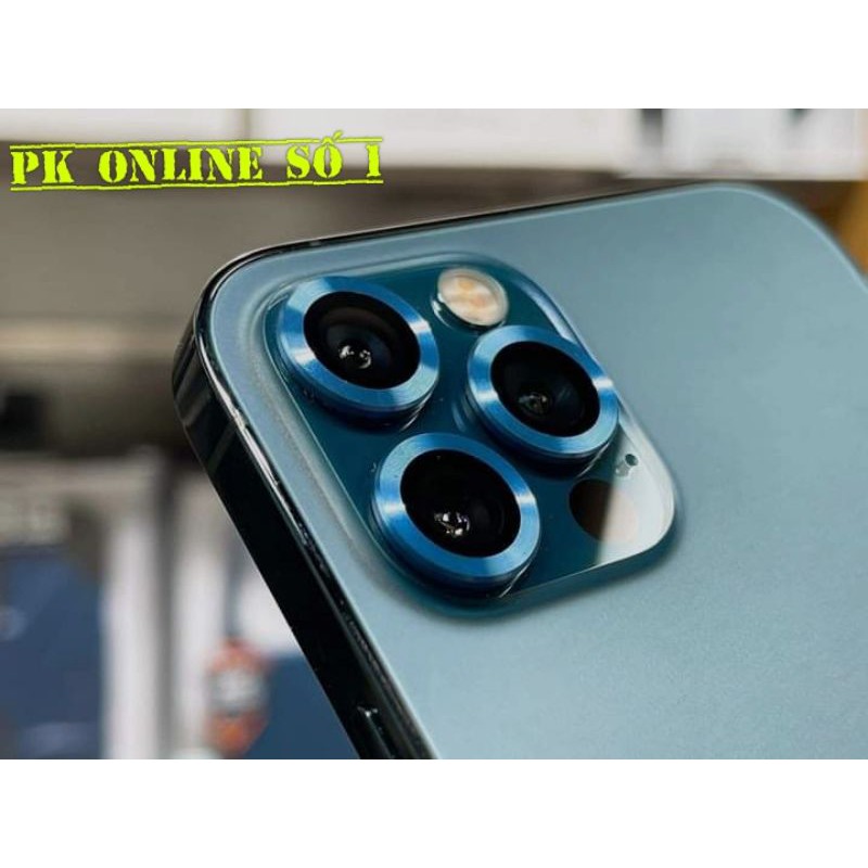 Ảnh Thật Bộ dán 3 mắt bảo vệ camera IPhone 12 / Iphone 12 Mini / IPhone 12 Pro Max chính hãng KUZOOM CAO CẤP