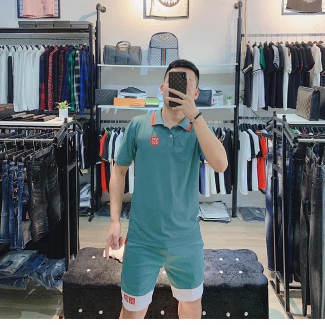 FREESHIP HOẢ TỐC ẢNH THẬT Bộ quần áo thể thao uniqlo,bộ quần áo tennis