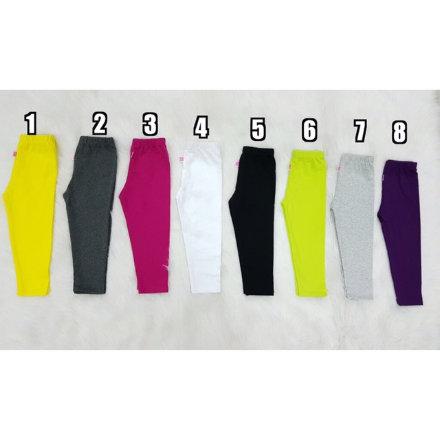 Quần Legging trơn (nhiều màu ) cho bé dưới 24 kg