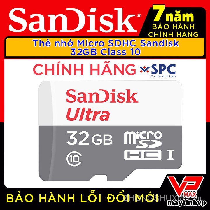 Thẻ nhớ 32GB 16Gb Sandisk Strontium Kioxia class 10 dùng cho điện thoại có camera