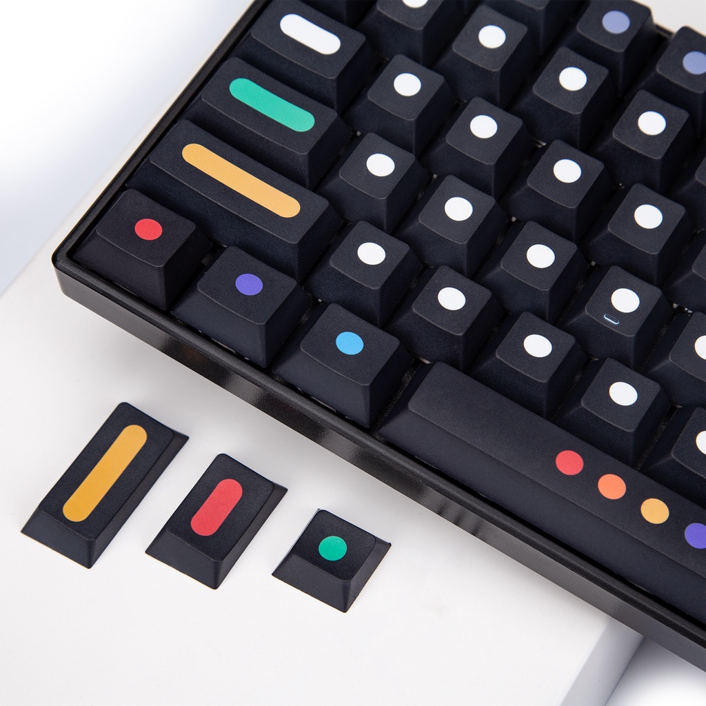 Cherry Profile 128 Keys PBT keycap Dye Thăng hoa ANSI Layout Keycap cho Bàn phím chơi game cơ học Công tắc Gateron Kailh Cherry MX