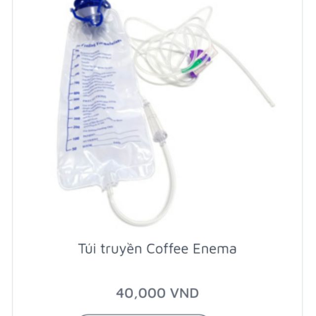 [FreeShip – Xả kho] Túi truyền coffe enema