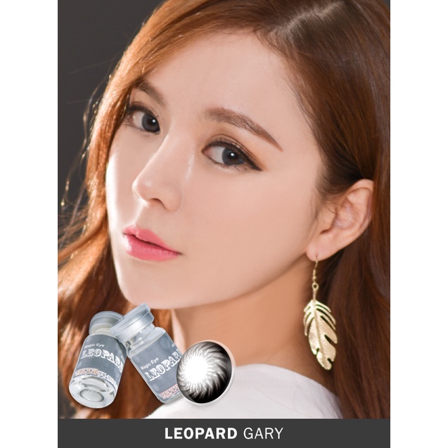 [𝟏 𝐂𝐇𝐈𝐄̂́𝐂] Lens Cận Thị ANN365 Hàn Quốc Màu Xám Đậm Leopard Gray Dùng 12 Tháng