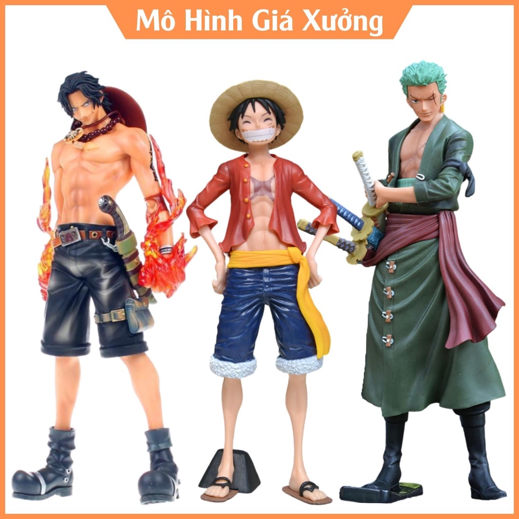 Mô hình One Pece Luffy Zoro ACE siêu to siêu đẹp cao 25-28cm , figure mô hình one piece , mô hình giá xưởng