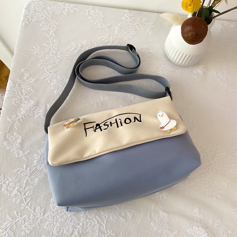 Túi Đeo Vai Vải Nylon Mềm Mại Phong Cách Phương Tây Thời Trang Mới Cho Nữ