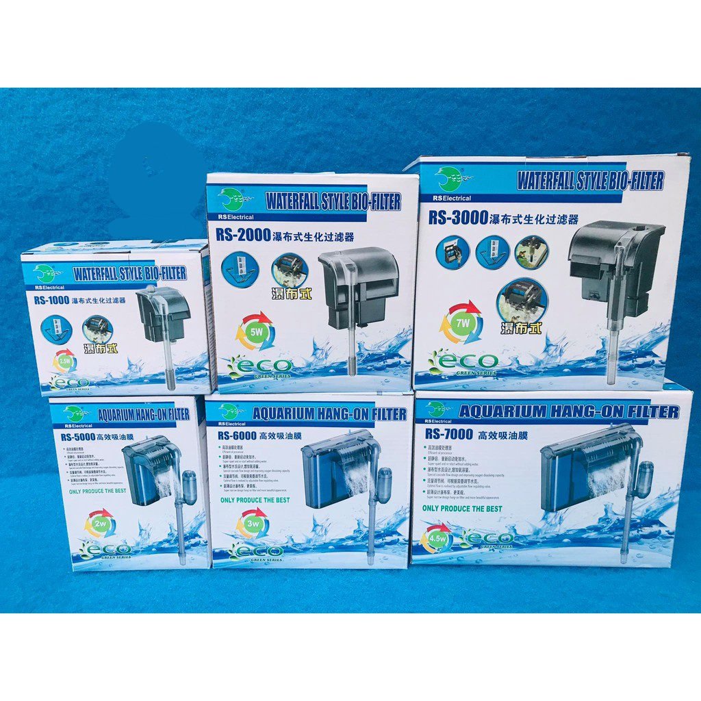 Lọc thác hồ cá cảnh RS Electrical RS-1000-2000-3000-4000 (Hàng Công Ty)