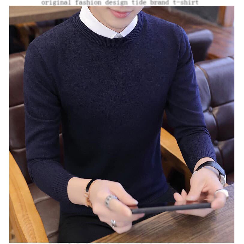 Bán sỉ áo len nam trơn giá tốt | BigBuy360 - bigbuy360.vn