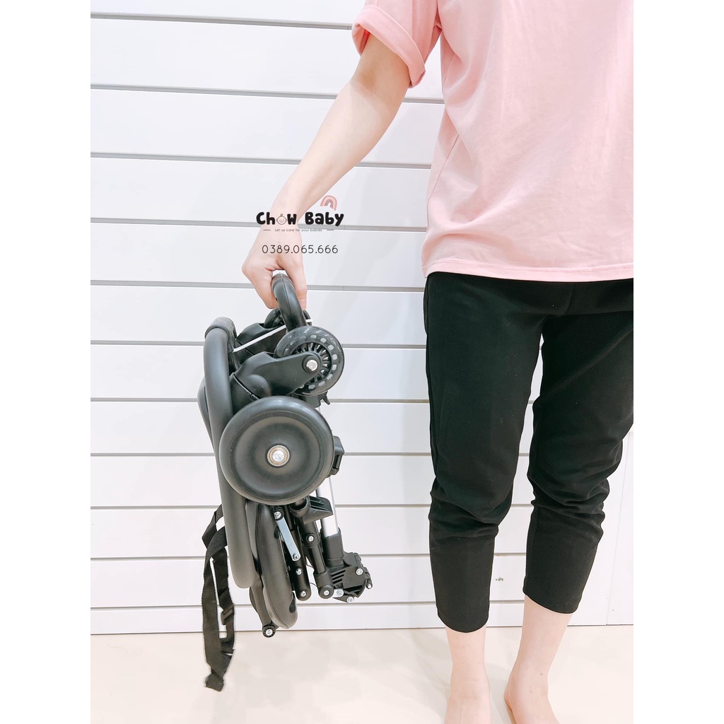 Xe Đẩy Cho Bé MonMon Gấp Gọn 2 Chiều Tiện Dụng Chắc Chắn Gọn Nhẹ
