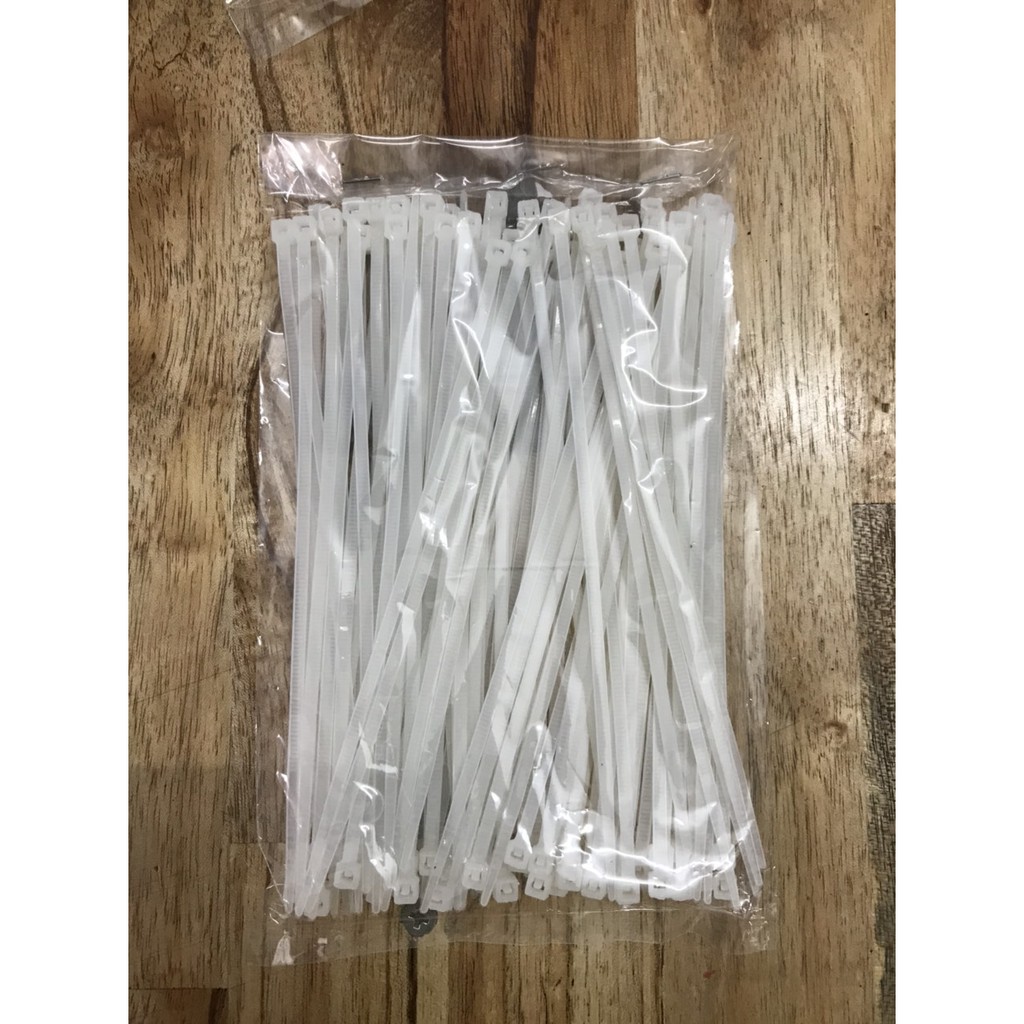 Dây thít, lạt nhựa 15 cm. Gói 100 cái