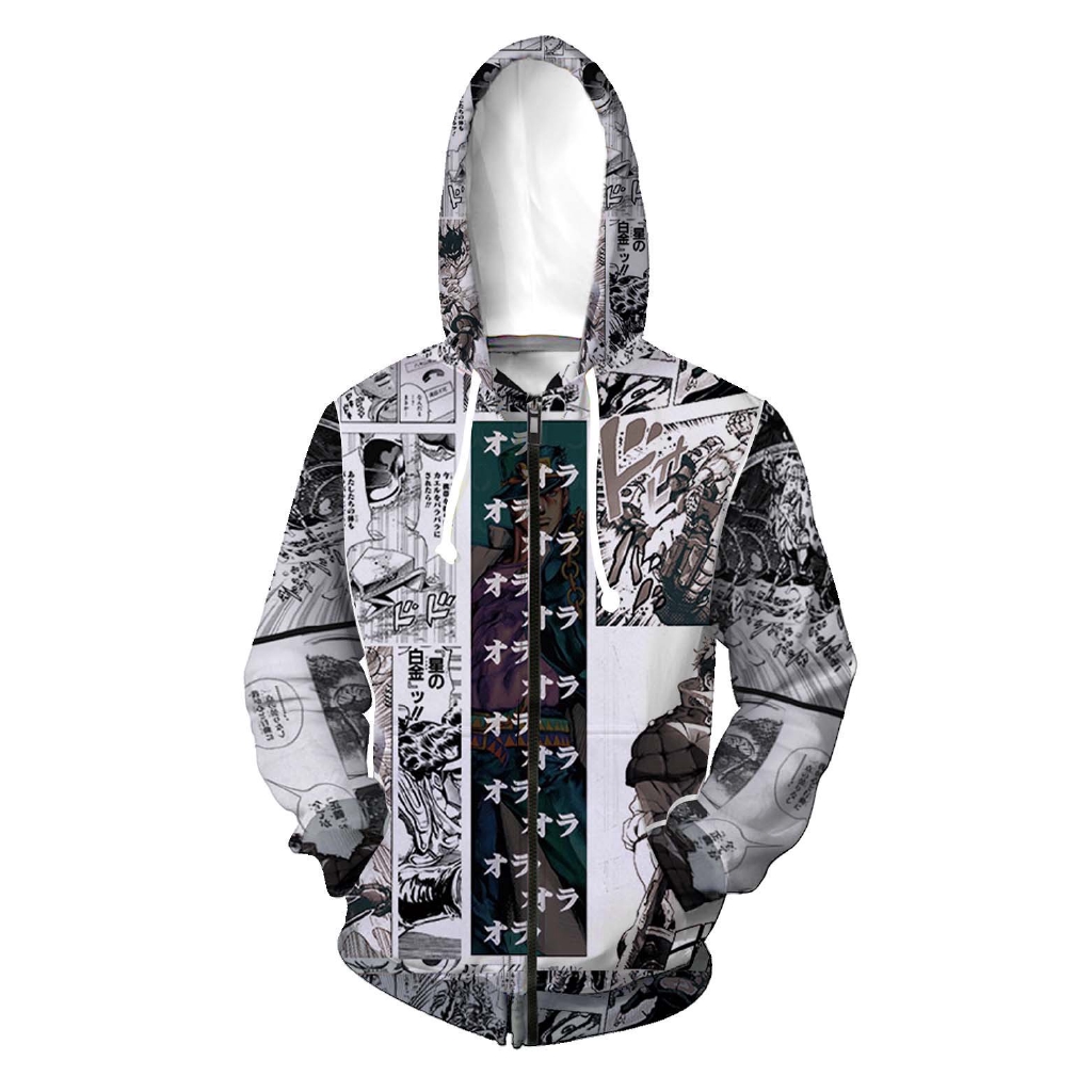 Áo Khoác Hoodie Họa Tiết Hoạt Hình Jojo 's Bizatare Adventure Joseph | BigBuy360 - bigbuy360.vn
