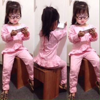 Thanh lý bộ thô mặc nhà cho bé gái