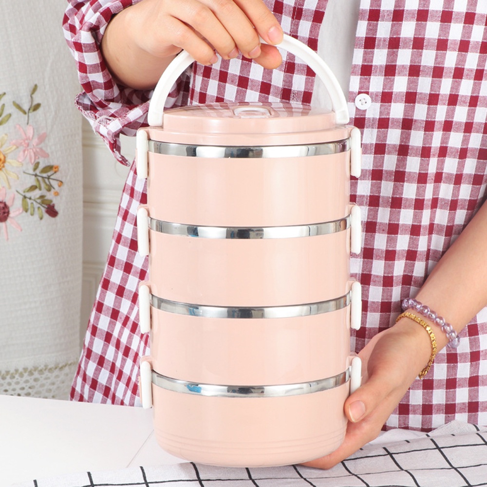 Cặp lồng 4 tầng đựng cơm giữ nhiệt cao cấp