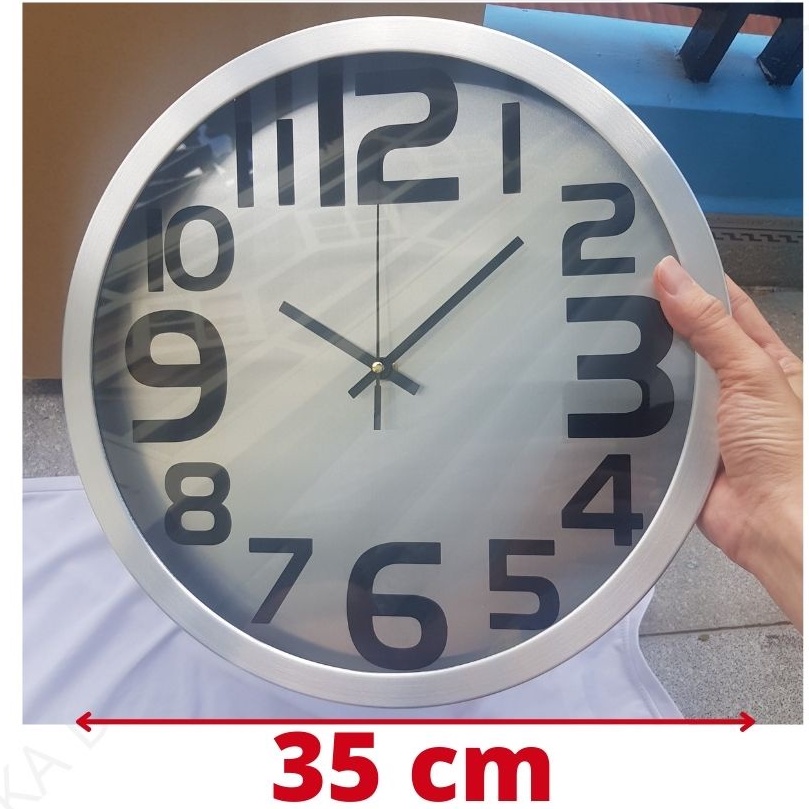 [35CM Hàng Nhập Khẩu] Đồng hồ treo tường kim trôi cao cấp - Bảo hành 12 tháng