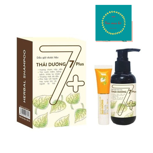 SALE COMBO DẦU GỘI THÁI DƯƠNG 7 PLUS CHAI 480ML VÀ 100ML ( CHÍNH HÃNG 100% ) công ty sao thái dương hạn sử dụng xa