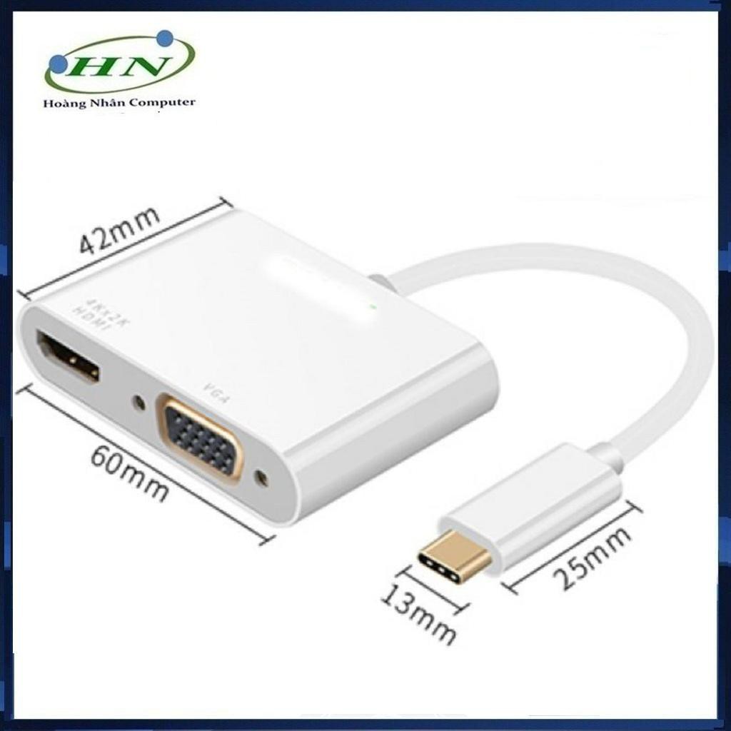 Cáp Chuyển Đổi USB TYPE-C Sang HDMI Và VGA