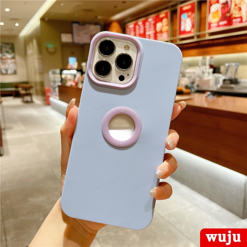 Ốp Điện Thoại Silicon Mềm Chống Sốc In Logo WUJU Cho iPhone 11 12 13 Pro Max XS Max XR X 7 8 Plus SE 2