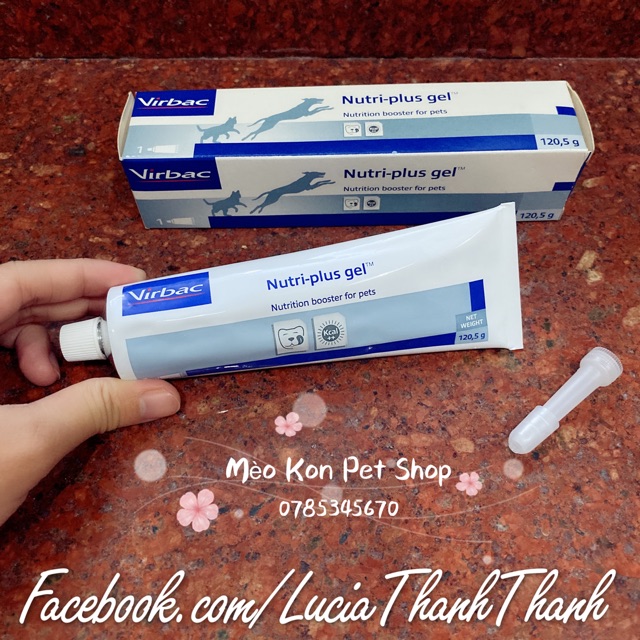 Tuýp gel dinh dưỡng dành cho chó mèo Nutri plus Gel 120.5 gr