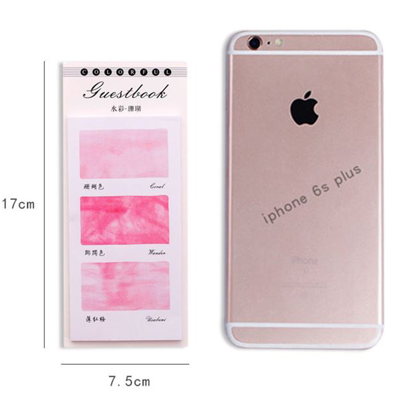 Giấy Dán Ghi Chú Màu Kẹo Ngọt Tươi Tắn Sáng Tạo