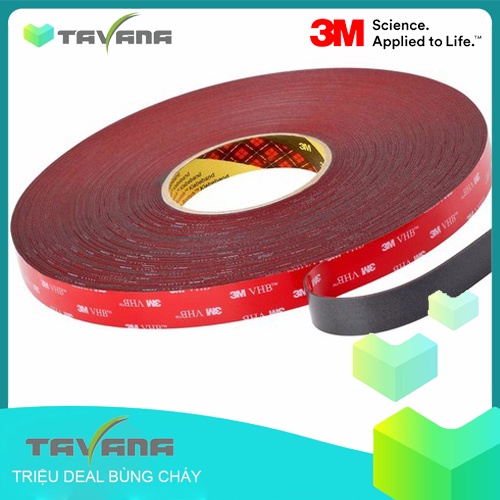 Băng keo cường lực siêu dính 3M 4229P khổ 06mm x 10m
