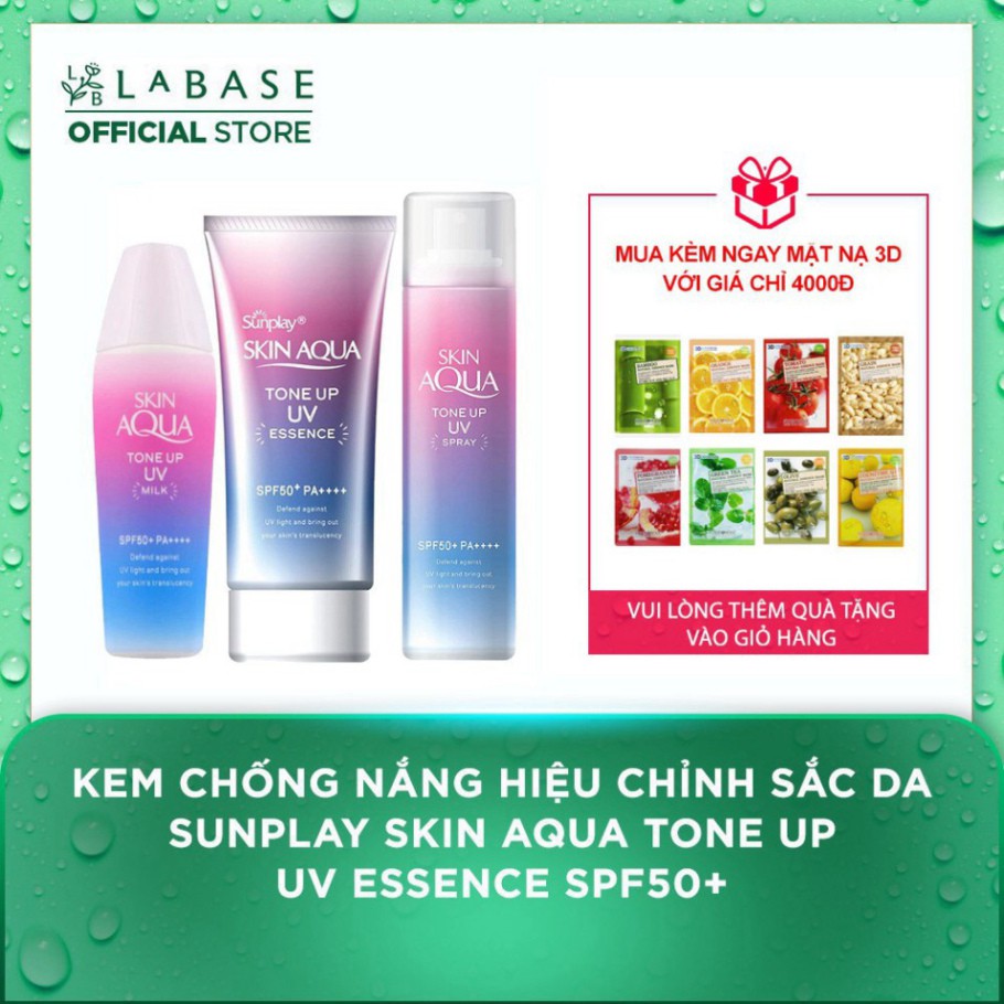 Kem Chống Nắng Hiệu Chỉnh Sắc Da Sunplay Skin Aqua Tone Up UV Essence SPF50+ 80g XZ