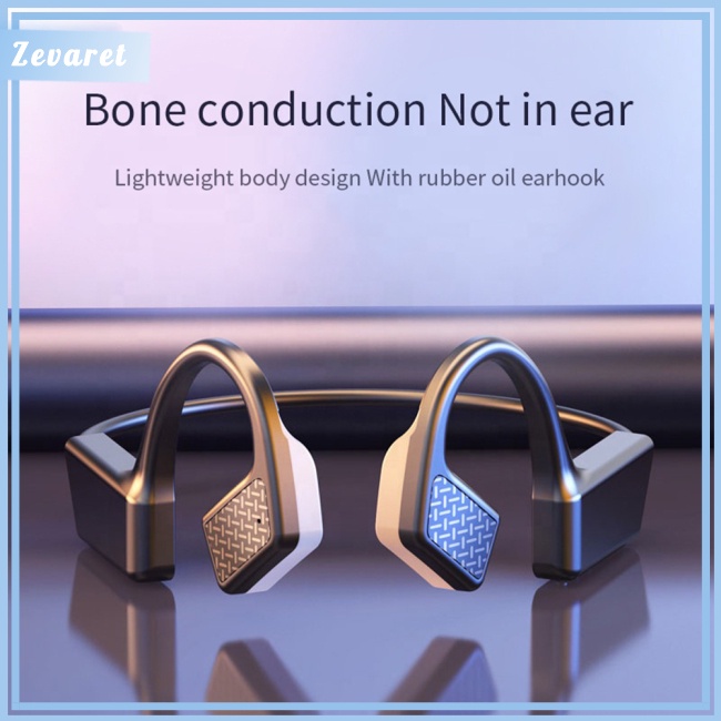 Tai Nghe Bluetooth 5.0 Zevaret K08 Truyền Âm Qua Xương Chống Mồ Hôi Tích Hợp Móc Đeo Tai