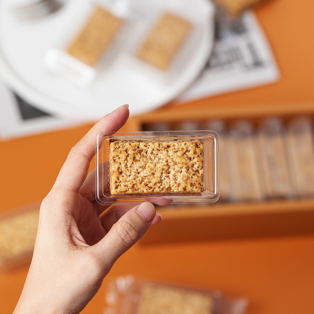 Khay bánh dứa xinh xắn, túi đựng bánh dứa kèm khay