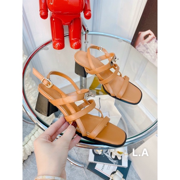 ❄️ HÀNG QUẢNG CHÂU FULLBOX ❄️ Sangdal 2 quai gót vuông 5cm