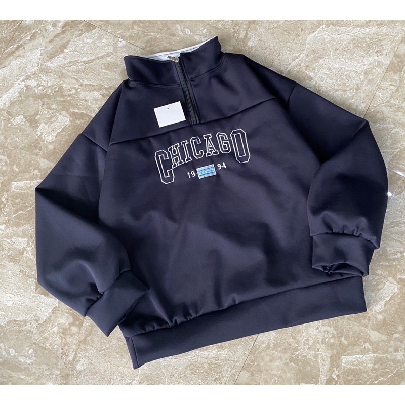 Áo Sweater khoá cổ CHICAGO 1994