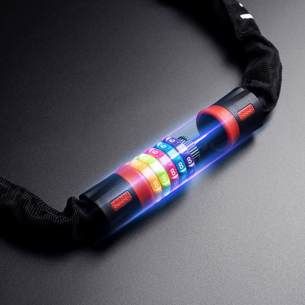 Khóa dây xe đạp Xiaomi Lydsto. Khóa số mini đa năng 5 số