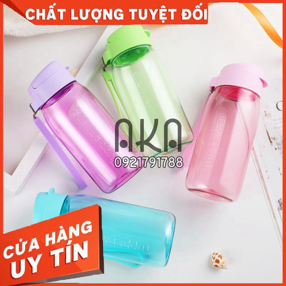 Bình nước nhựa nguyên sinh Lohas Flask - Tupperware - 550ml - chịu nhiệt, an toàn sức khỏe [CHÍNH HÃNG]