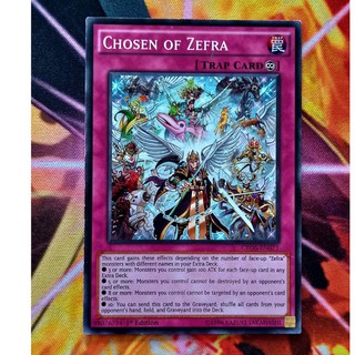 [ Đỗ Lạc Shop ] Thẻ Bài Mint90 Yugioh Trap Chosen of Zefra - CROS-EN071 - Common