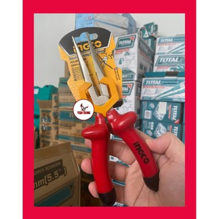 Th 8" kìm mũi nhọn mỏ dài cách điện ingco hilnp01200
