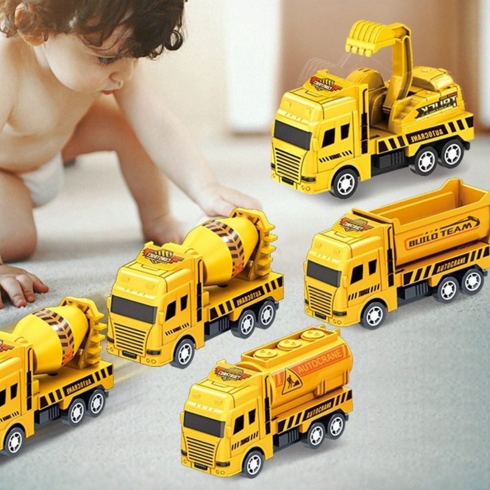1 Mô Hình Xe Công Trường Đồ Chơi Cho Bé