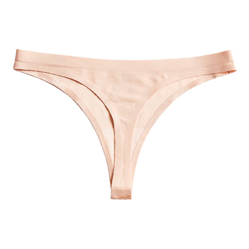 Set 3 quần lót zxyouping lưng thấp không đường may màu trơn quyến rũ cho nữ