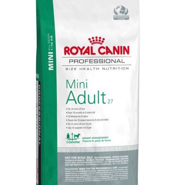 15kg thức ăn cho chó Royal canin mini adult cho chó trưởng thành