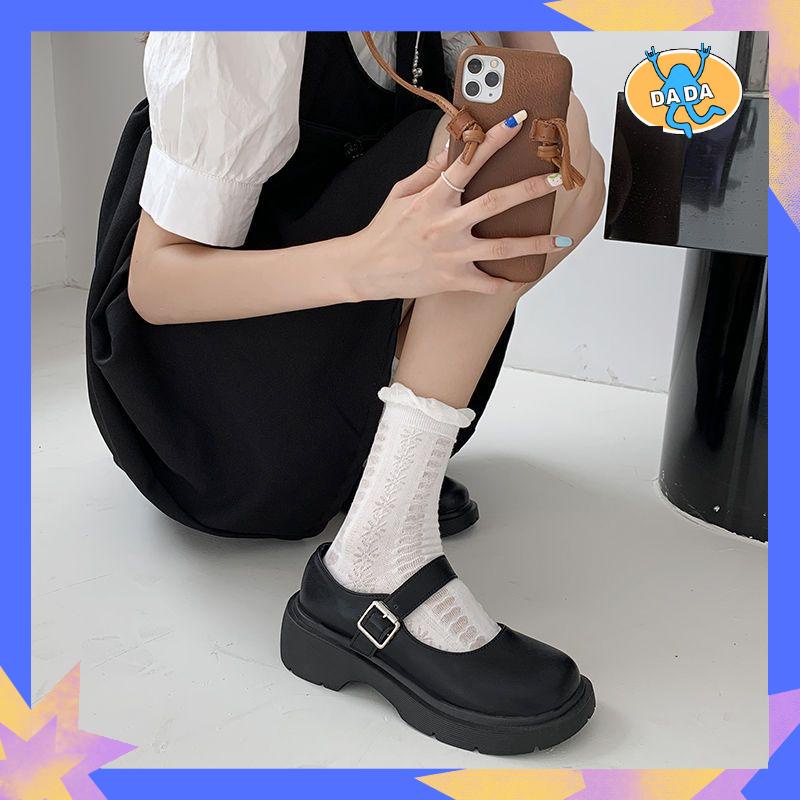 Giày Da Đế Dày Thời Trang Mùa Thu Nhật Bản Dành Cho Học Sinh
