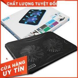 Freeship- đế tản nhiệt laptop N130 2 fan mát lạnh
