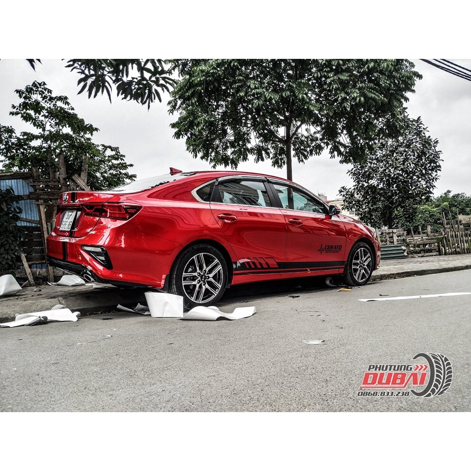 Tem dán sườn xe cerato
