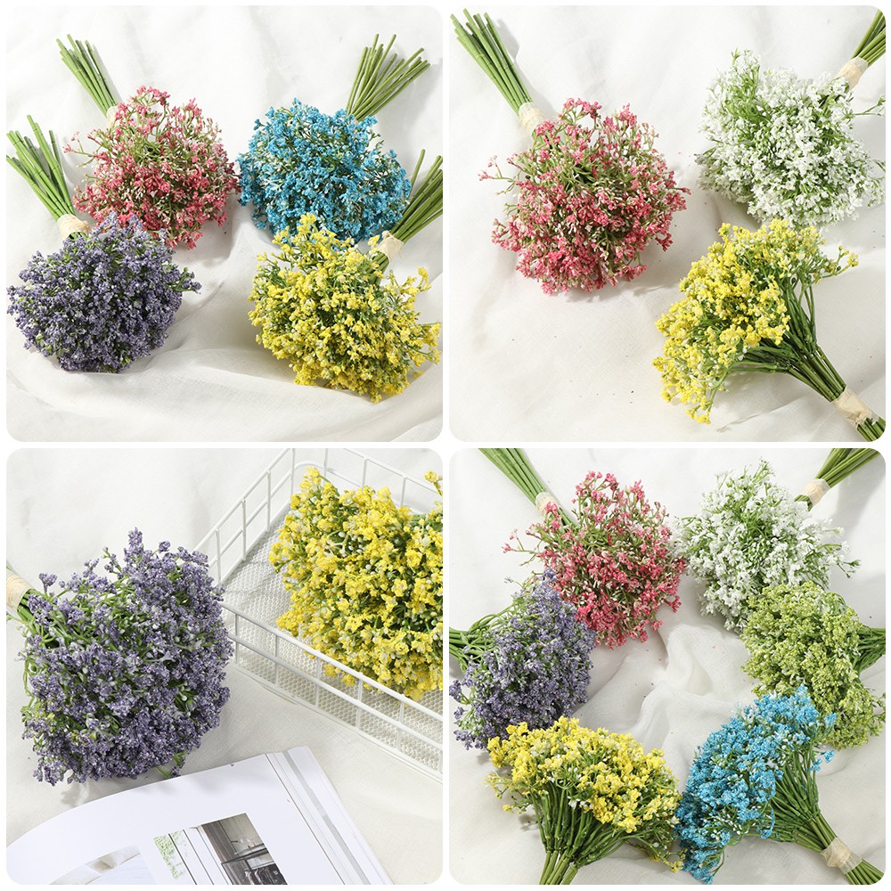 Bó Hoa Nhân Tạo 30cm Trang Trí Tuyệt Đẹp